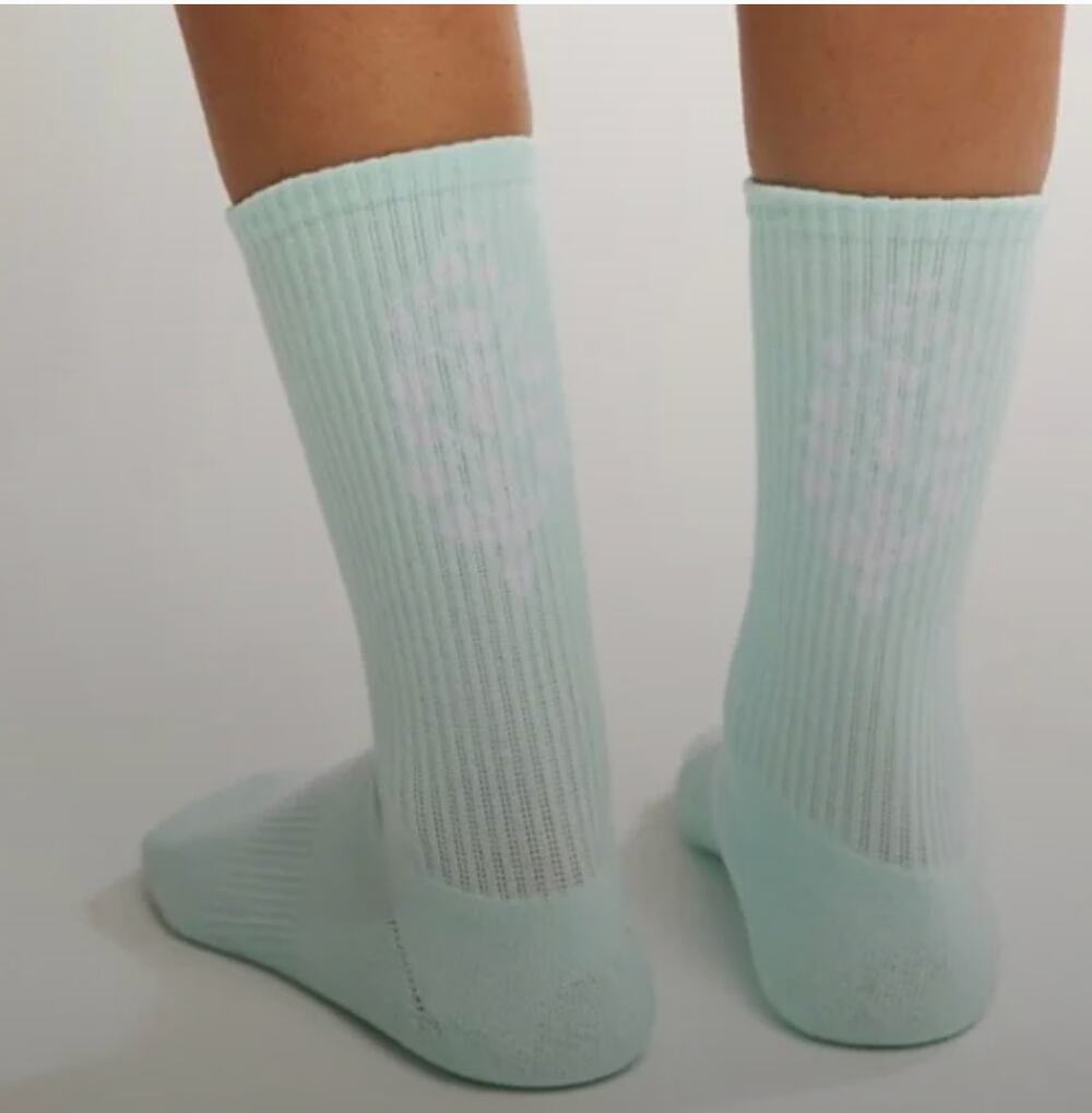 Free People Movement Last Lap Tube Socks Pistachio
